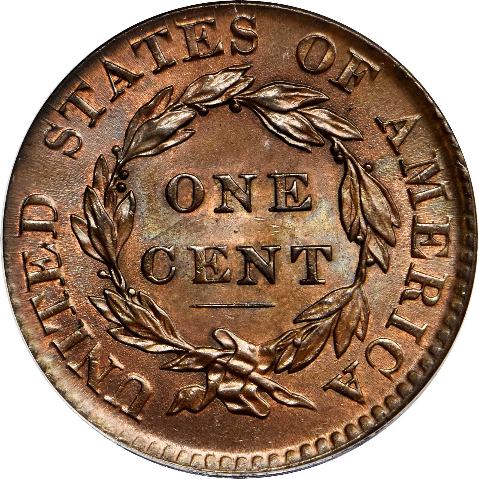 image for: 1820/19 Matron Head Cent. N-3. Rarity-2. MS-64 BN (PCGS). CAC.