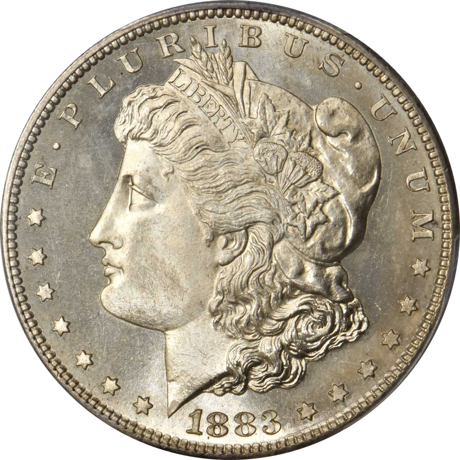image for: 1883-S Morgan Silver Dollar. MS-67+ PL (PCGS). CAC.