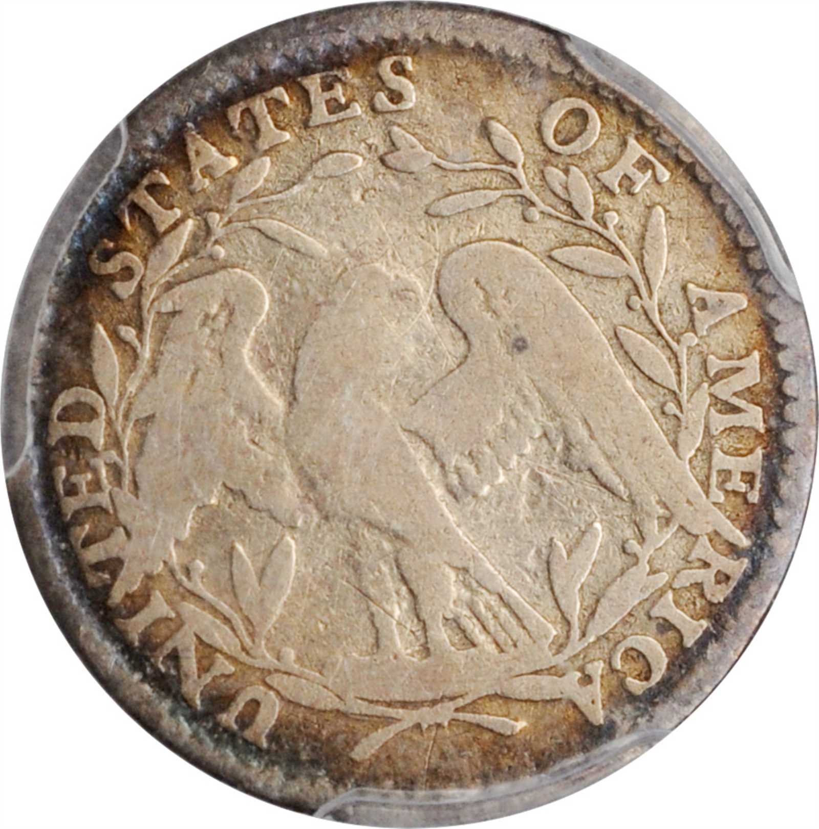 Flowing Hair Half Dime H10c 1794-1795 [Type] VG8 thumbnail 2