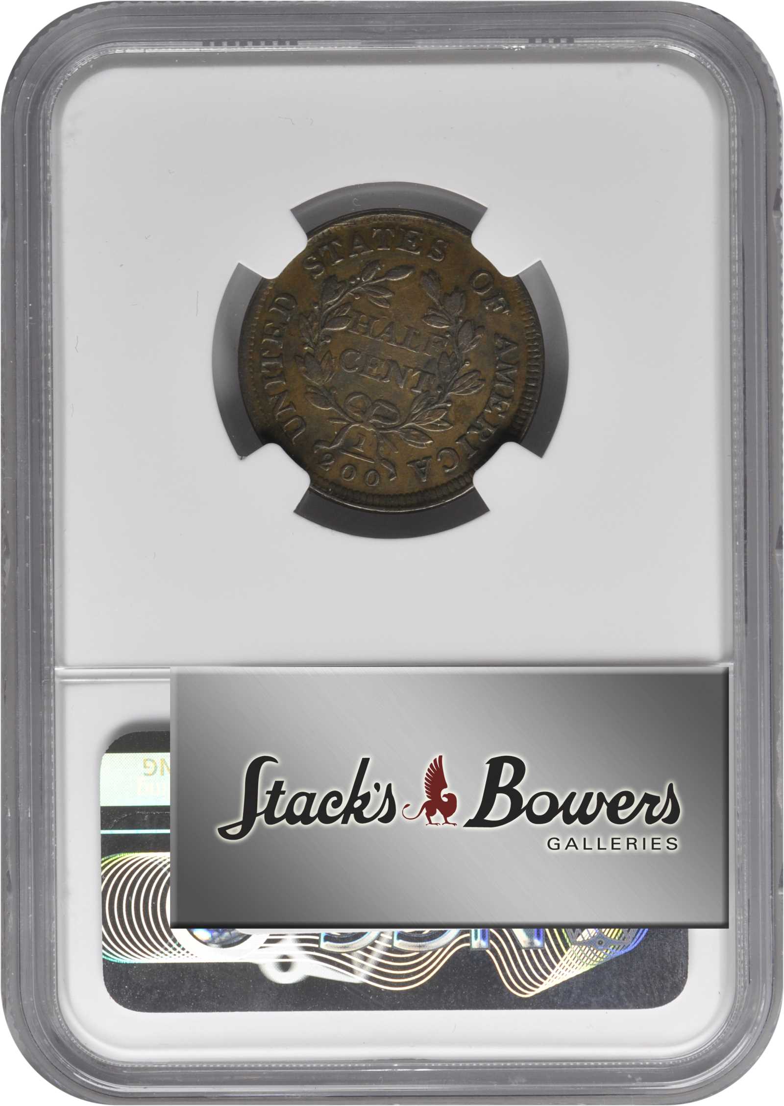 1804 1/2c Plain 4, Stems, C-11 MS BN AG3 BN CAC thumbnail 21