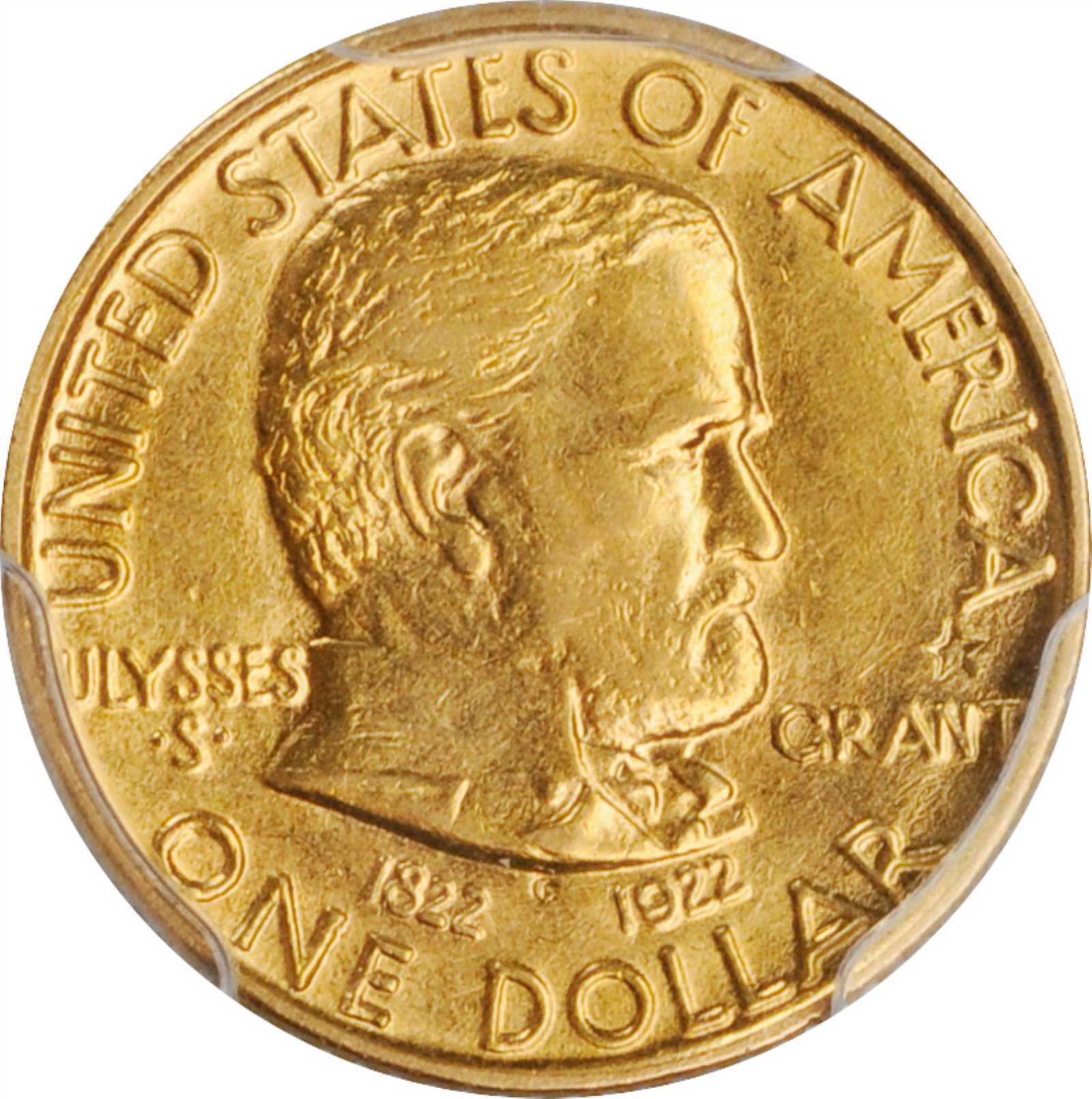 1922 Grant Memorial. Star. AU-58 (PCGS).