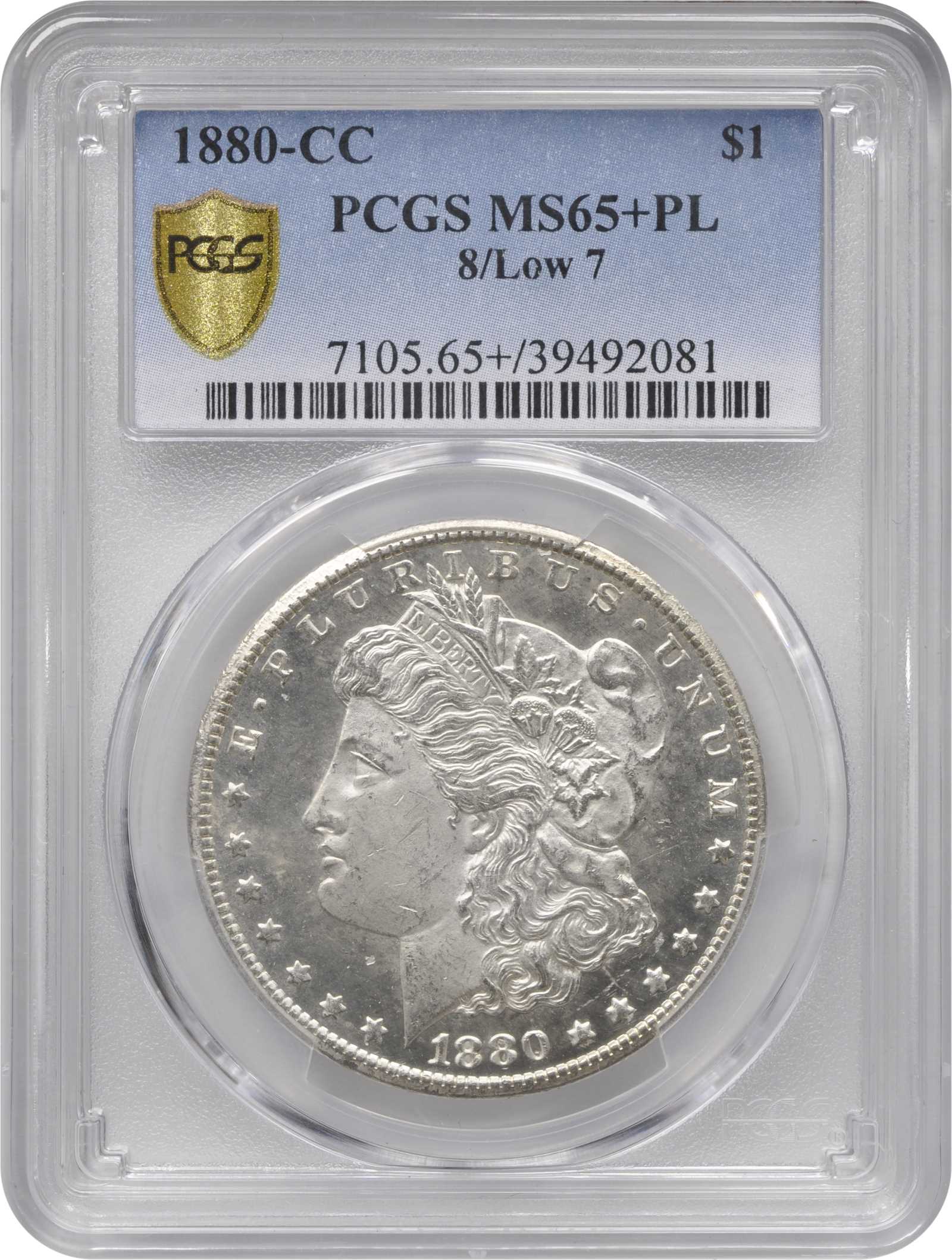 1880-CC $1  8/Low 7 MS PL MS65 PL thumbnail 11