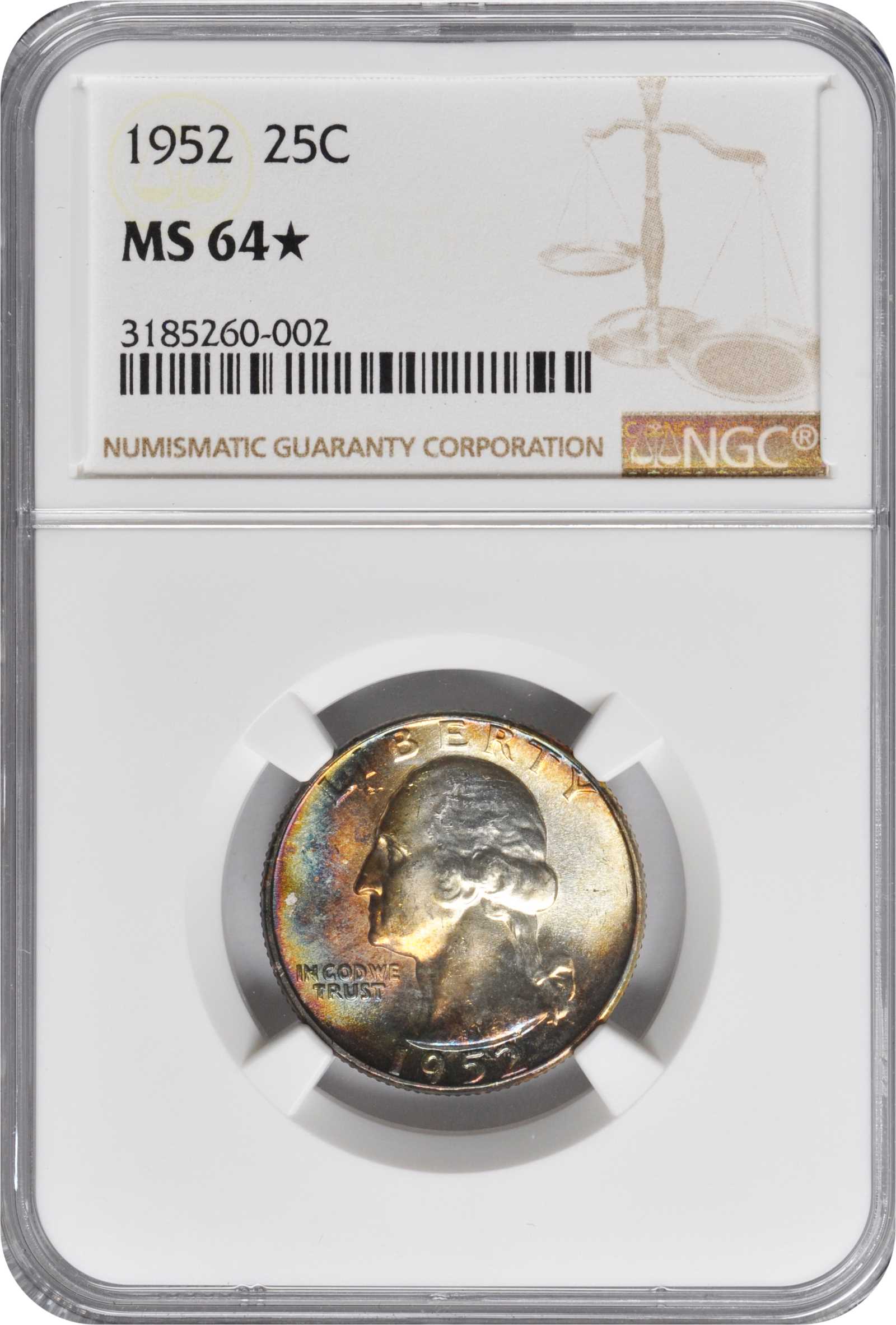 1952 25c AU55 thumbnail 5