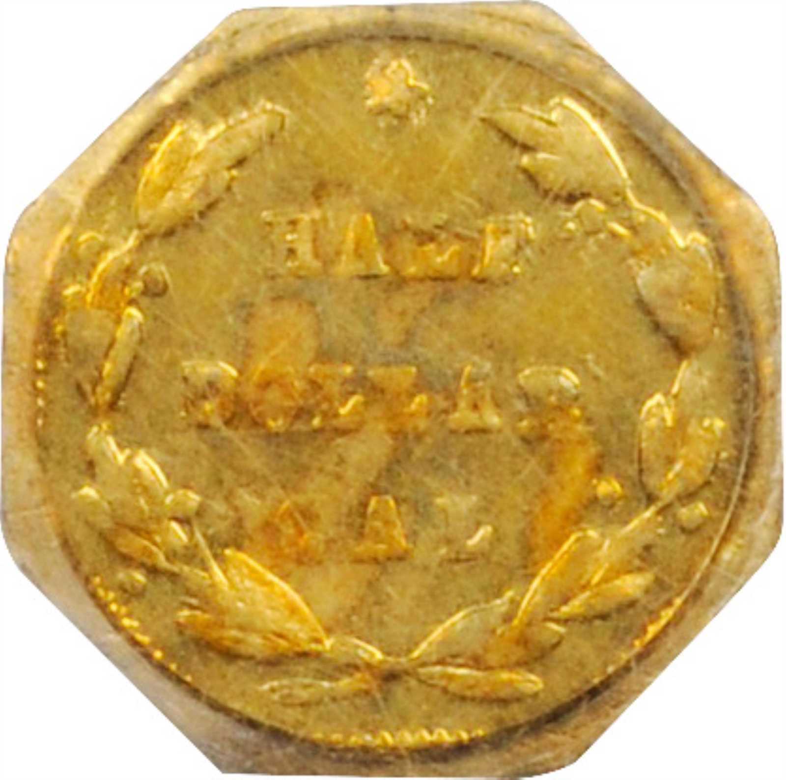 image for: 1871-G Octagonal 50 Cents. BG-925. Rarity-4+. Liberty Head. MS-61 (PCGS). OGH.