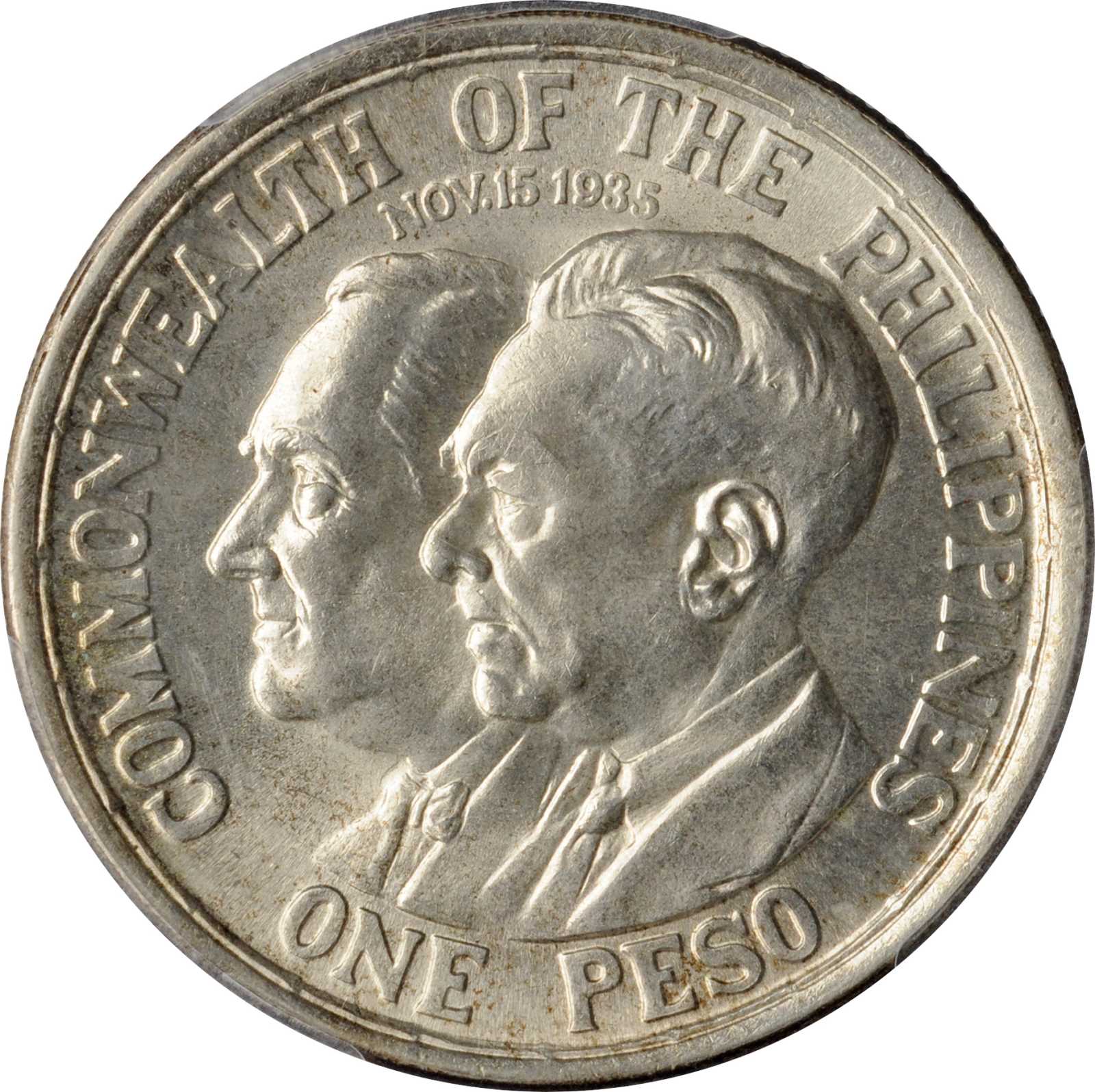 image for: 1936-M Three-Piece Silver Commemorative Set with Holder (PCGS).