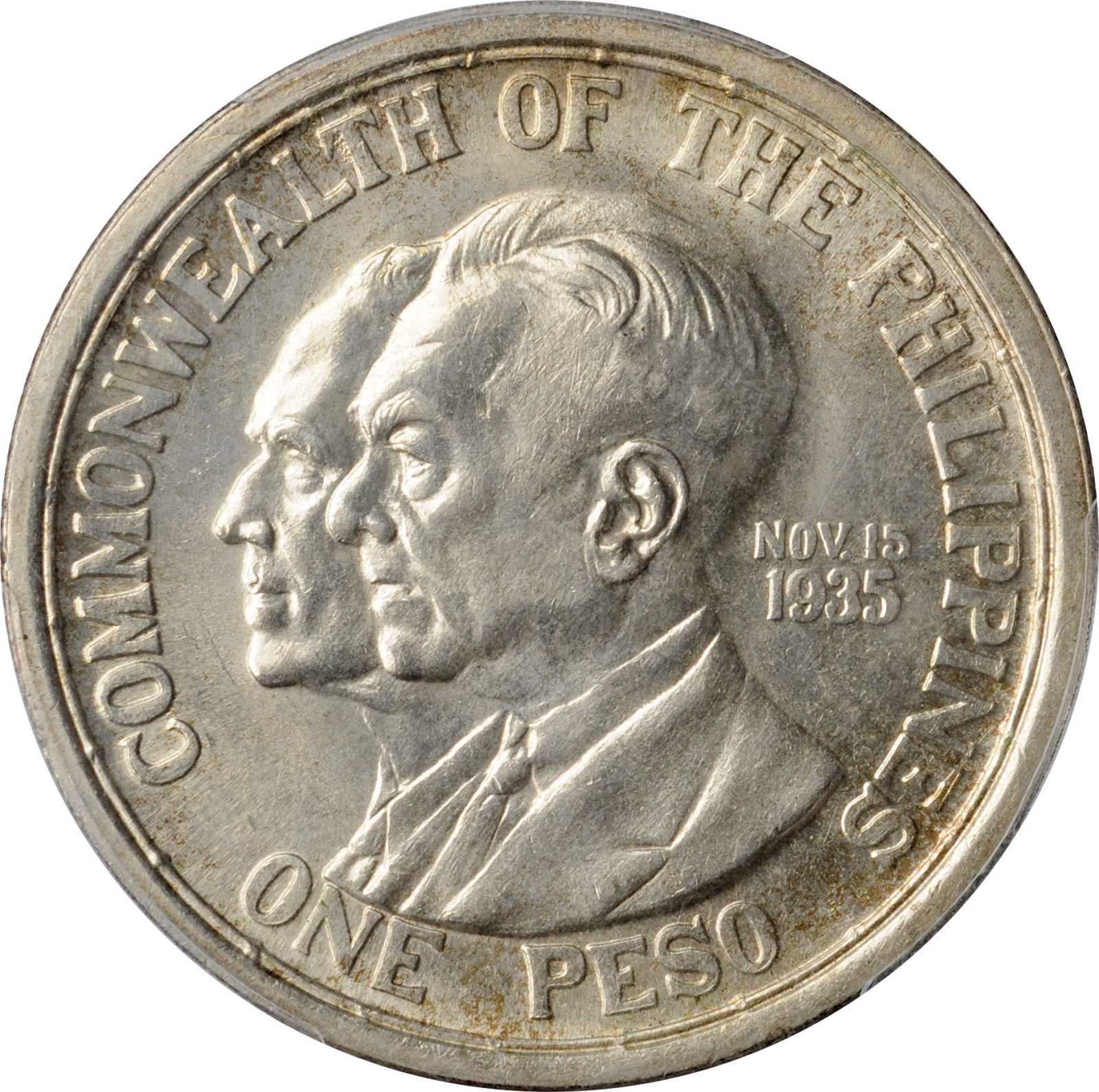 image for: 1936-M Three-Piece Silver Commemorative Set with Holder (PCGS).