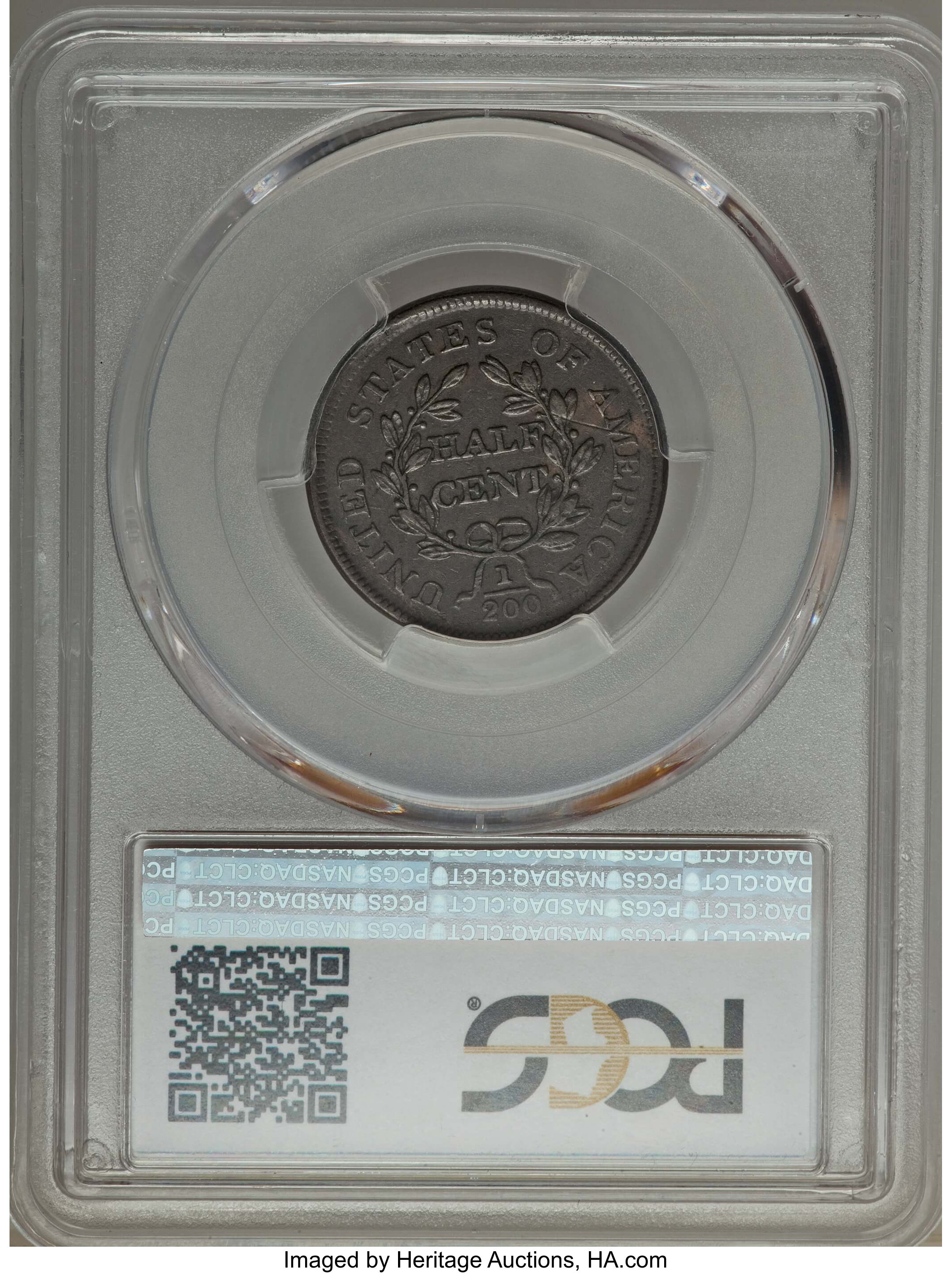 1804 1/2c Crosslet 4, No Stems, C-12 MS BN G6 BN thumbnail 20