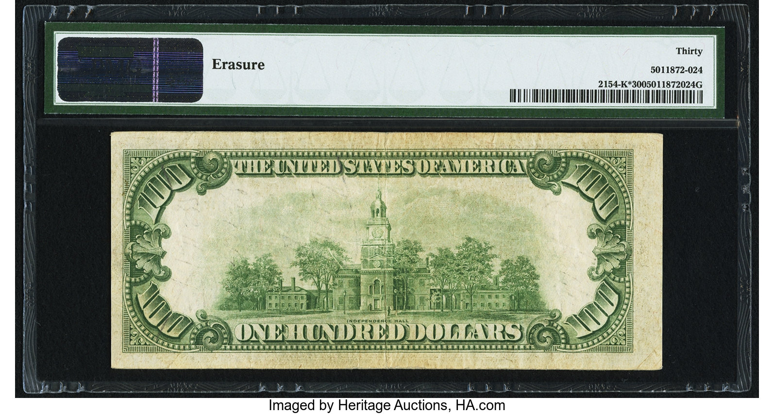 image for: Fr. 2154-K* $100 1934B Federal Reserve Note. PMG Very Fine 30....