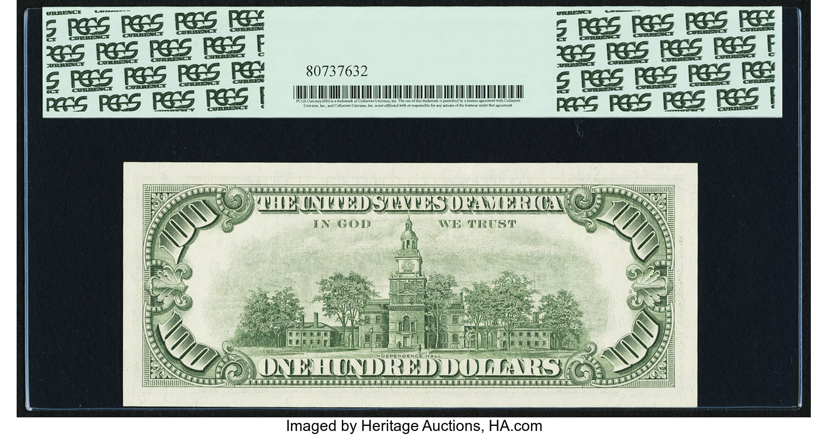 image for: Fr. 2163-E* $100 1963A Federal Reserve Note. PCGS Gem New 66PPQ....