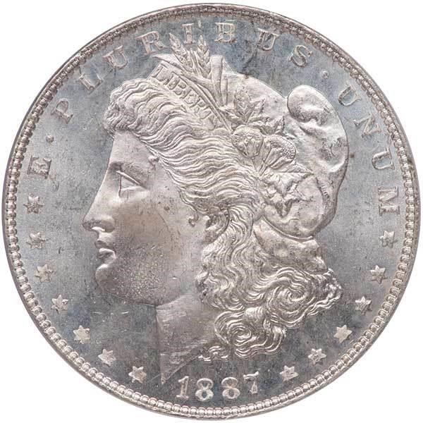 image for: $1 1887/6 PCGS MS65 DMPL