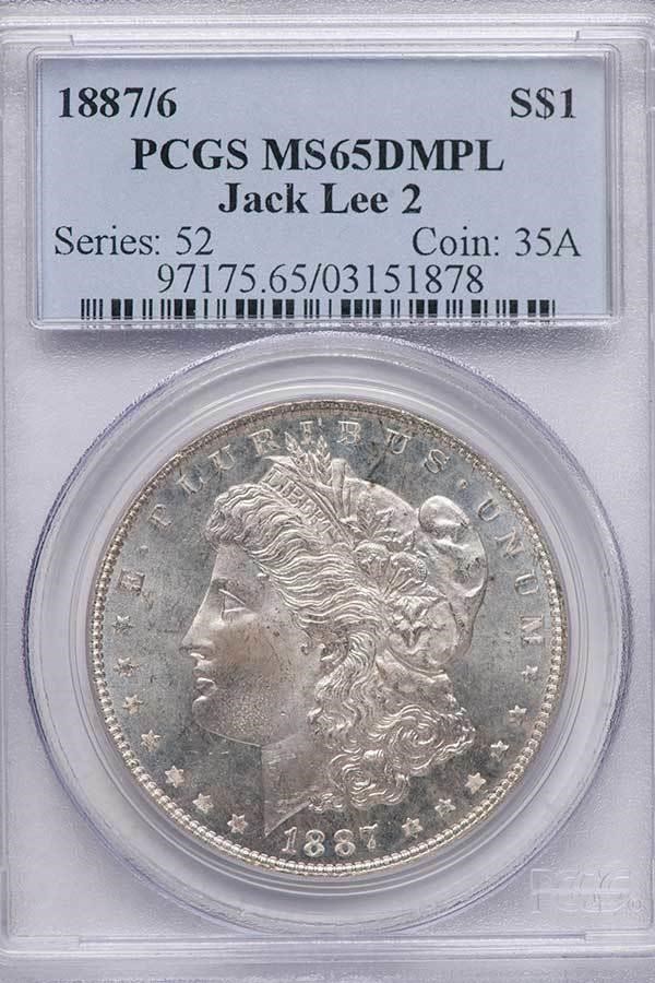 image for: $1 1887/6 PCGS MS65 DMPL