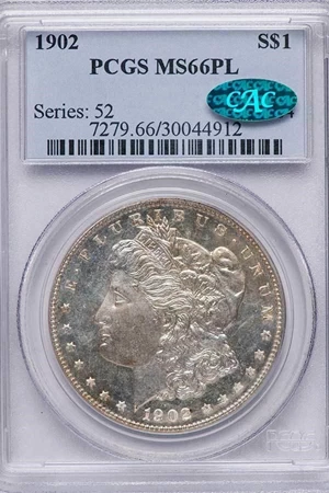 image for: $1 1902 PCGS MS66 PL CAC