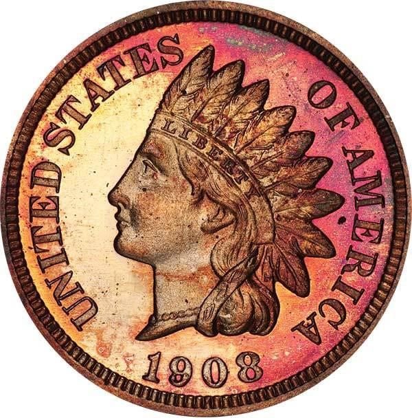 image for: 1C 1908 PCGS PR65 RD CAM