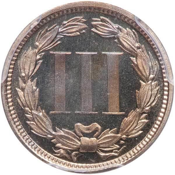 image for: 3CN 1872 PCGS PR65 DCAM