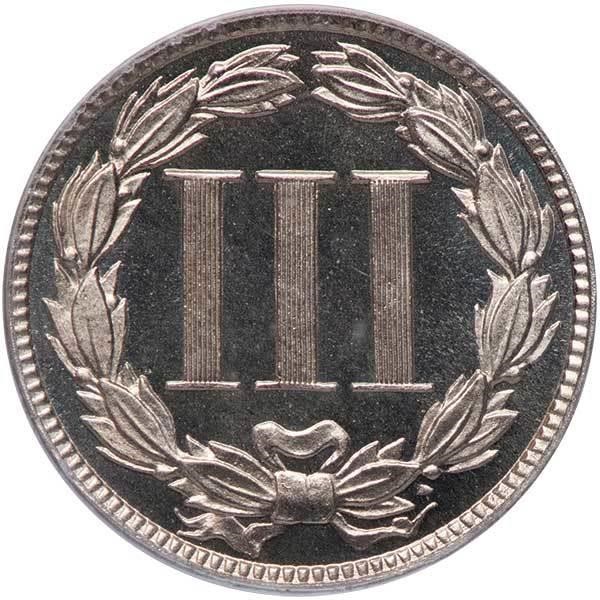 image for: 3CN 1881 PCGS PR66 DCAM CAC