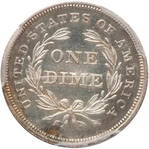 image for: 10C 1837 NO STARS. PCGS PR64