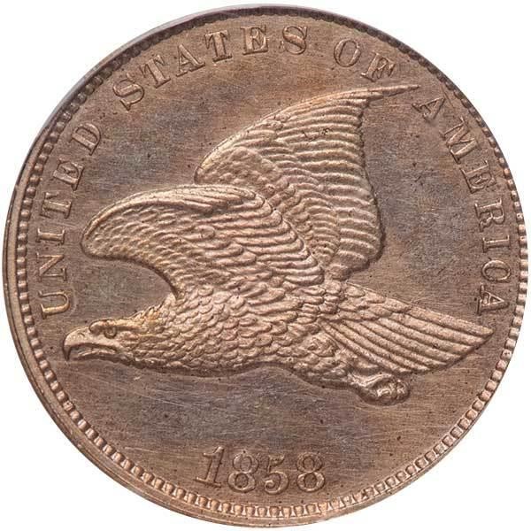image for: 1C 1858 J-193. PCGS PR61 CAC