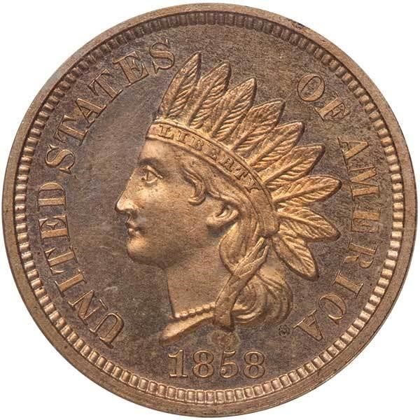 image for: 1C 1858 J-208. PCGS PR63