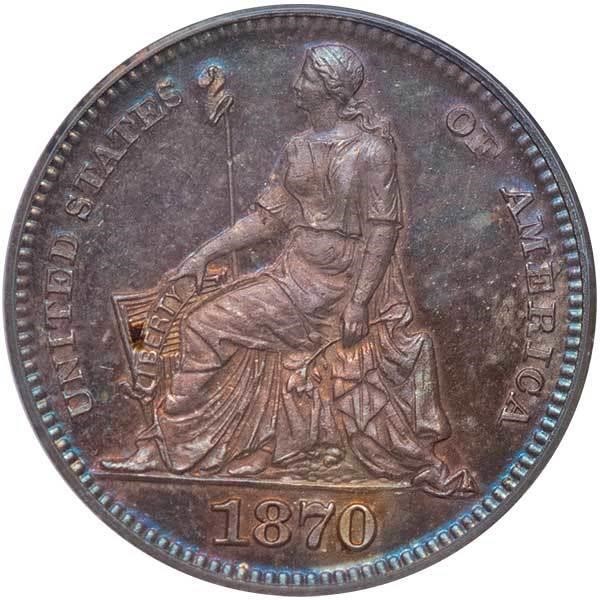 image for: H10C 1870 J-815. PCGS PR65 CAC