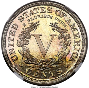 image for: 1891 5C PR67 Cameo NGC....