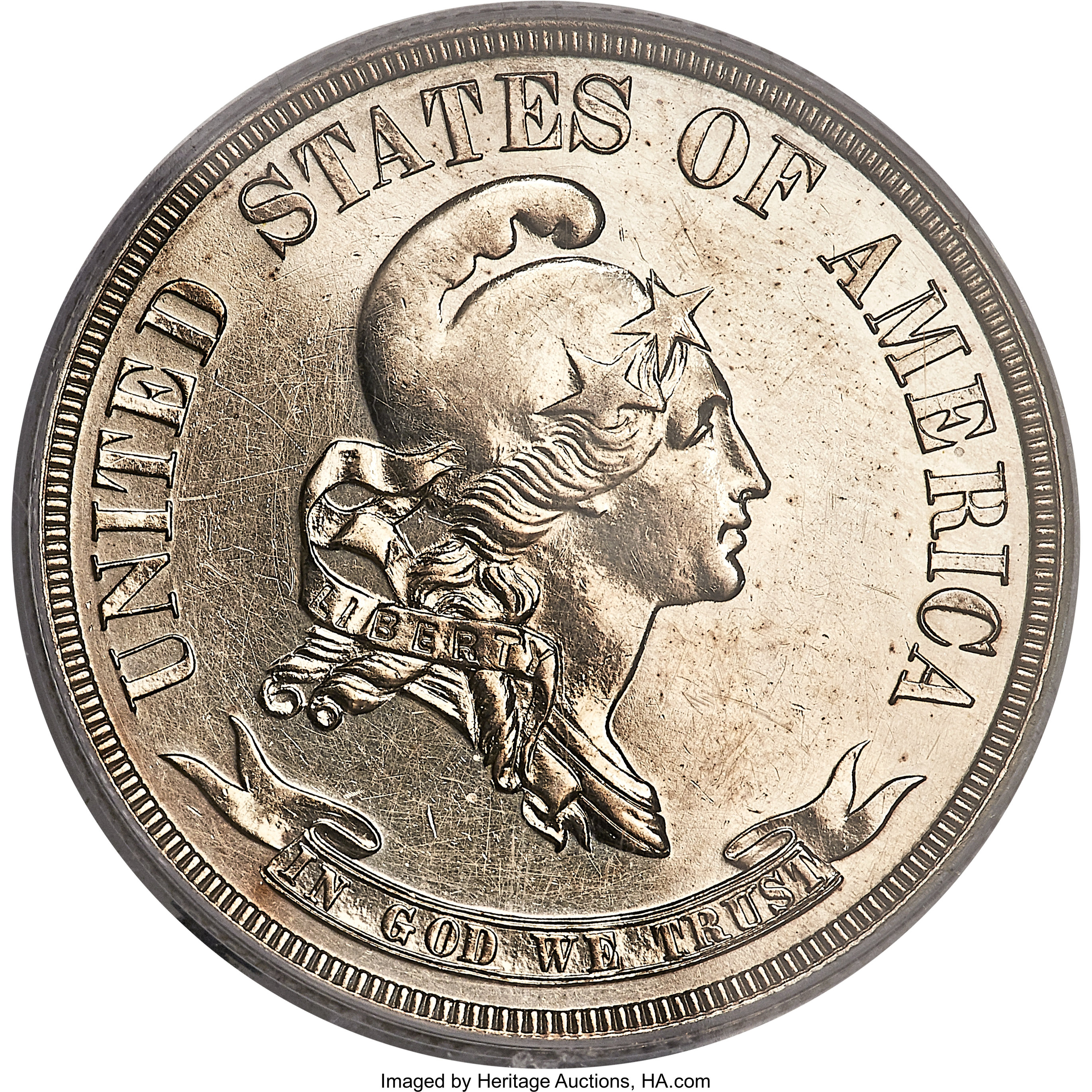 image for: 1870 50C Standard Silver Half Dollar, Judd-940, Pollock-1053, 1067, High R.6, PR58 PCGS....