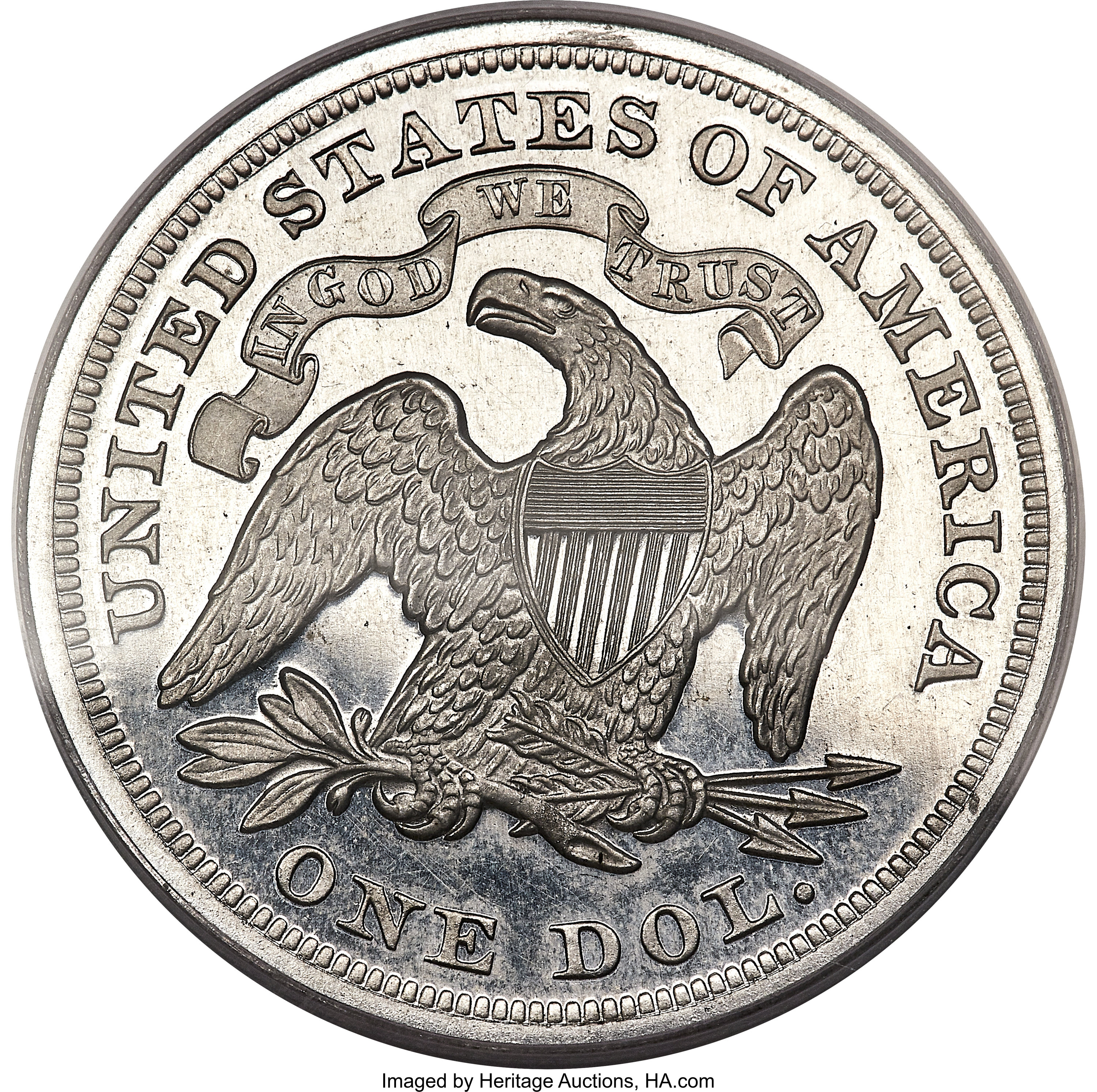 image for: 1870 $1 Indian Princess Dollar, Judd-1019, Pollock-1154, High R.7, PR65 PCGS....