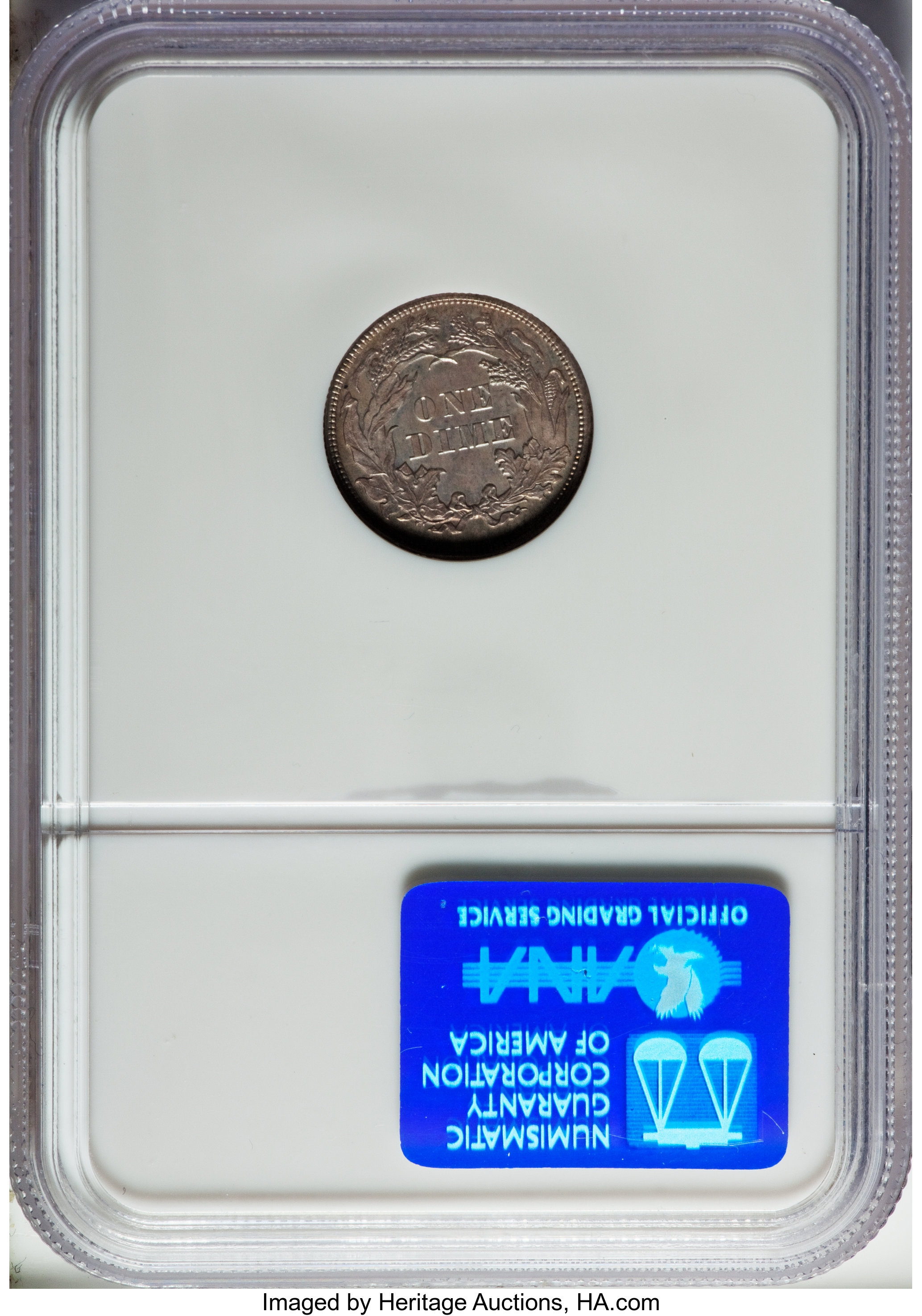 image for: 1871 10C Ten Cents, Judd-1077, Pollock-1213, High R.7, PR65 NGC....