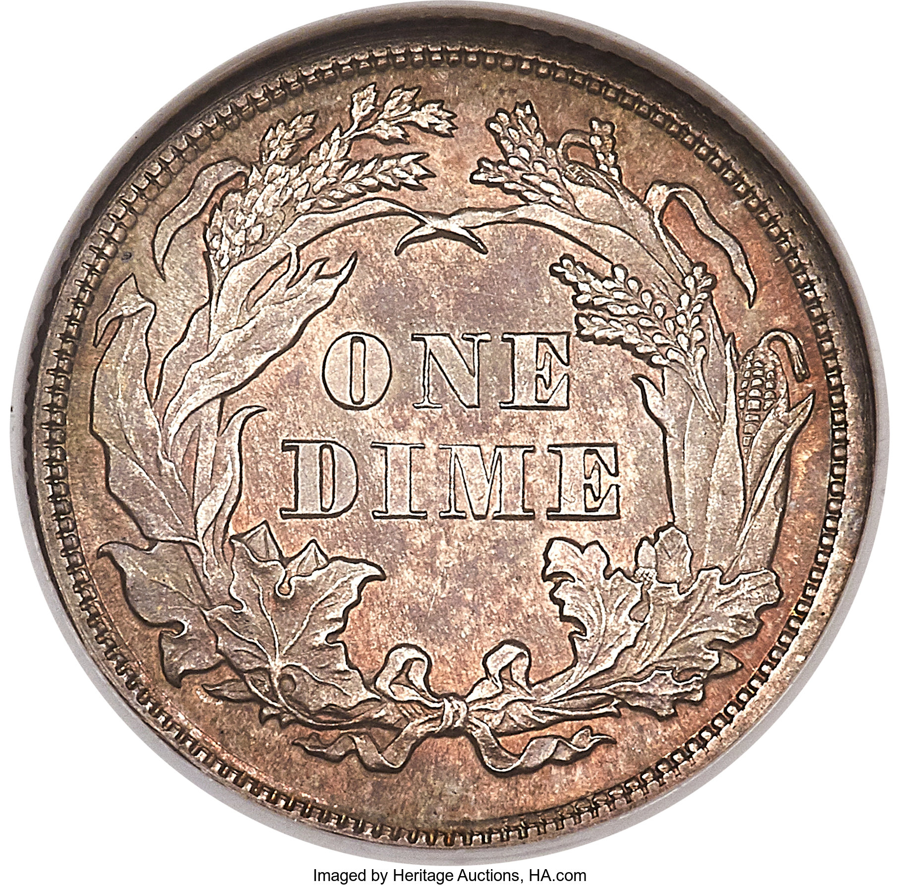 image for: 1871 10C Ten Cents, Judd-1077, Pollock-1213, High R.7, PR65 NGC....