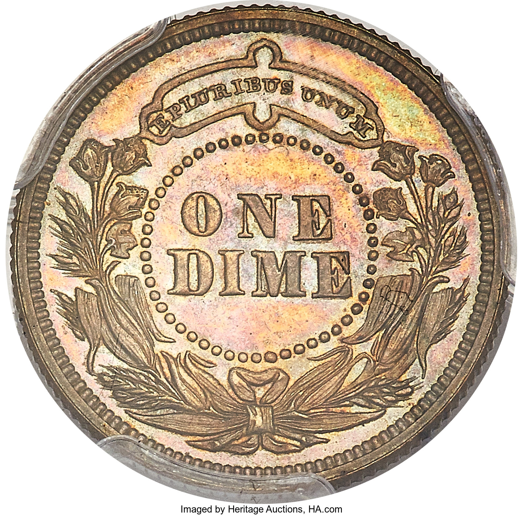 image for: 1879 10C Washlady Ten Cents, Judd-1585, Pollock-1778, High R.6, PR65 Brown PCGS. CAC....