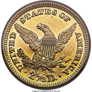 image for: 1900 $2 1/2 PR58 PCGS. CAC....