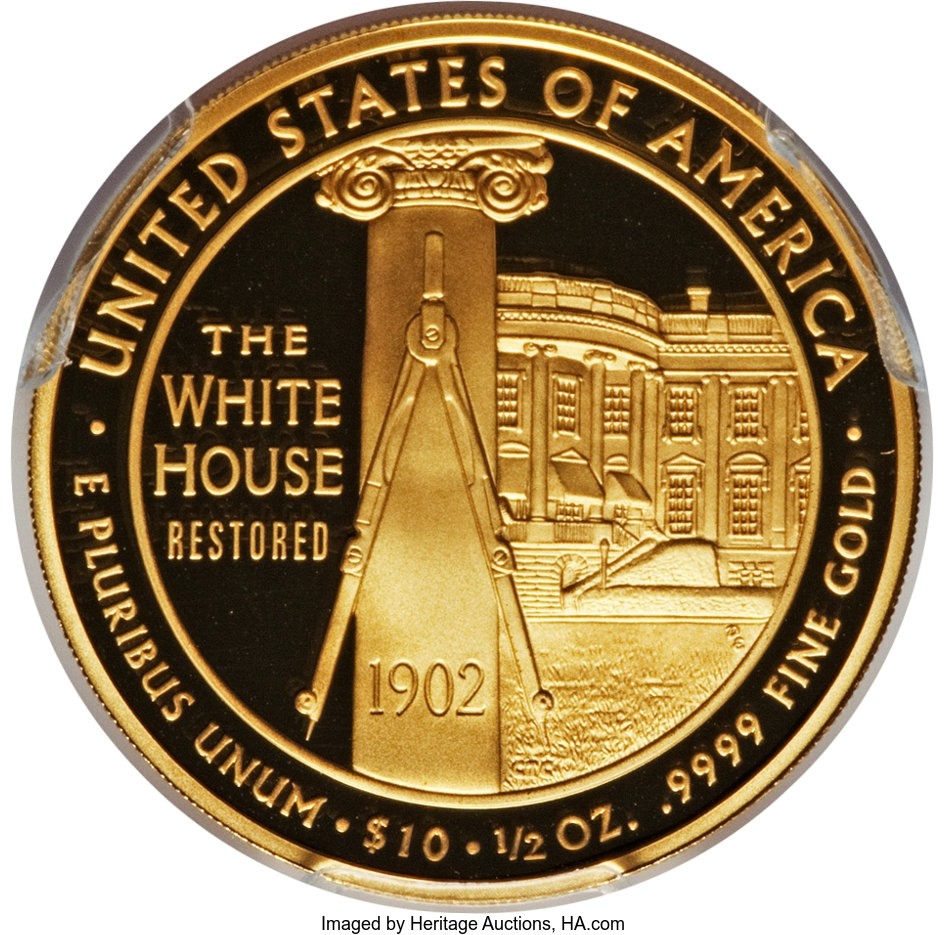 image for: 2013-W $10 Edith Roosevelt PR70 Deep Cameo PCGS. PCGS Population: (13). NGC Census: (0)....