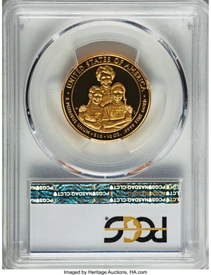 image for: 2016-W $10 Nancy Reagan Half-Ounce Gold Ten Dollar PR70 Deep Cameo PCGS. PCGS Population: (9). NGC Census: (0). ...