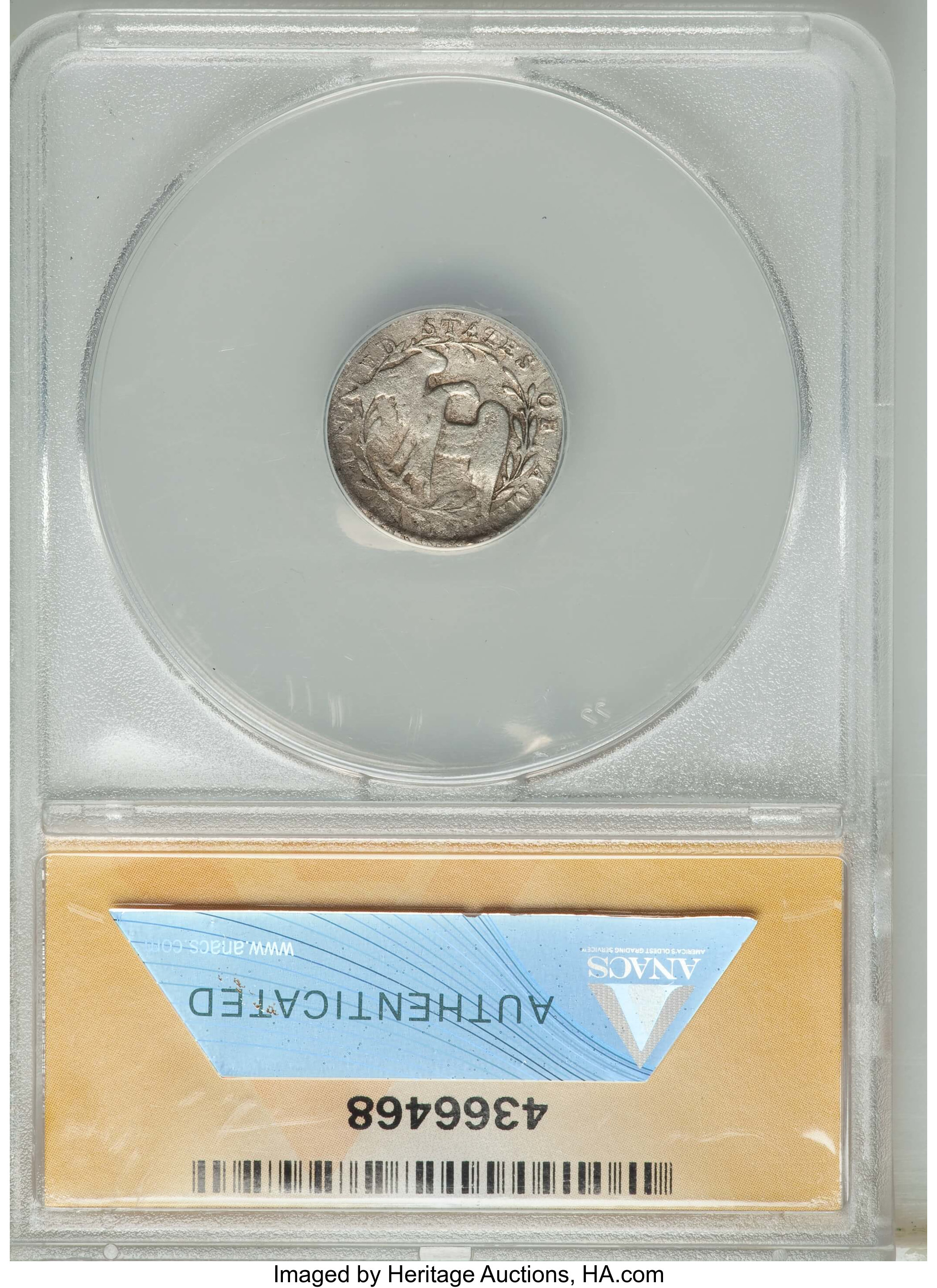 Flowing Hair Half Dime H10c 1794-1795 [Type] VG8 thumbnail 6