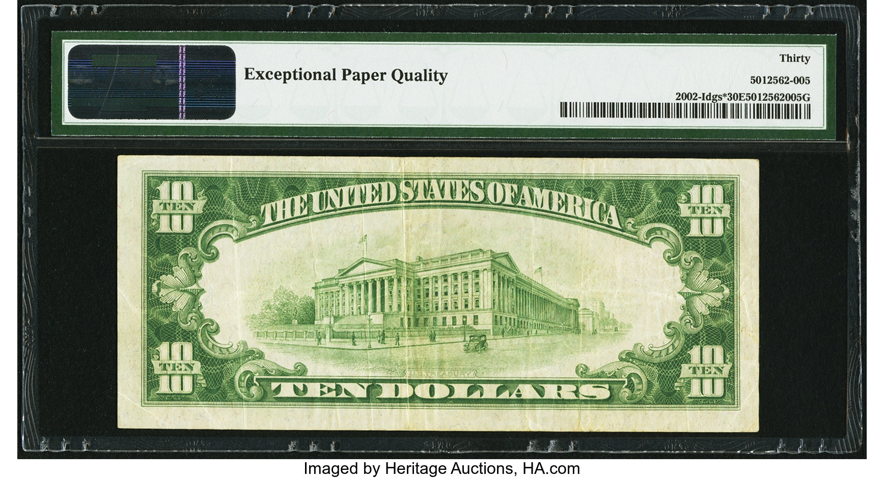 image for: Fr. 2002-I* $10 1928B Federal Reserve Note. PMG Very Fine 30 EPQ....