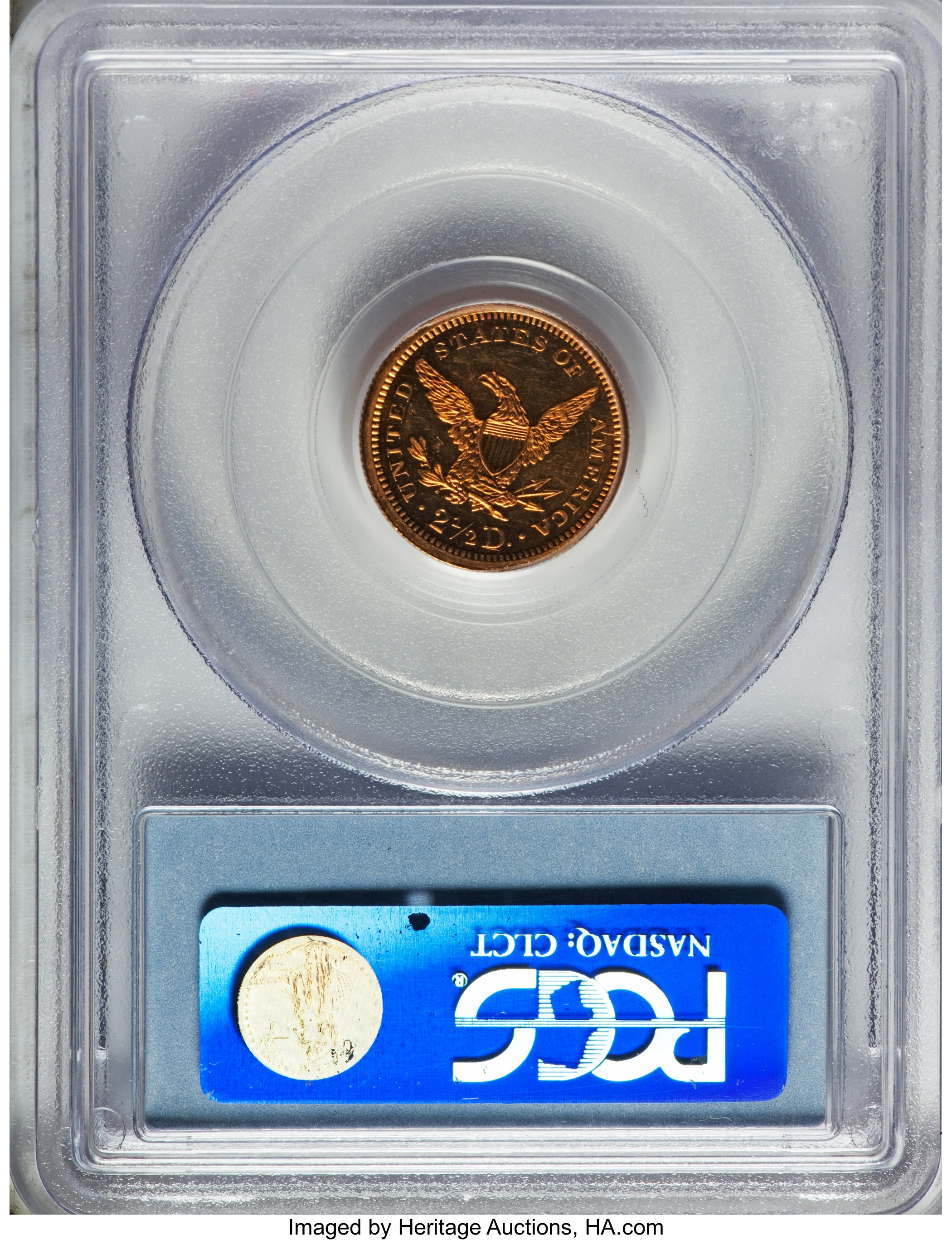 image for: 1871 $2 1/2 PR63 Cameo PCGS....