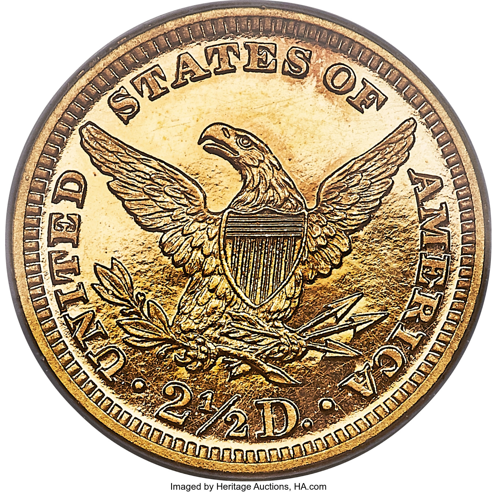 image for: 1887 $2 1/2 PR64 Cameo PCGS. CAC....