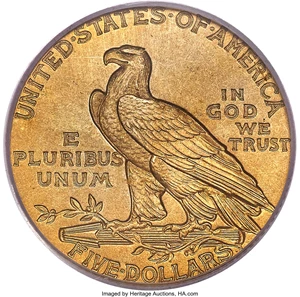 image for: 1915 $5 PR65 PCGS. CAC....