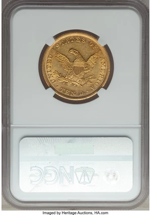 image for: 1838 $10 AU58+ NGC....