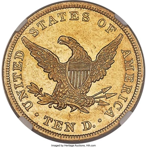 image for: 1838 $10 AU58+ NGC....