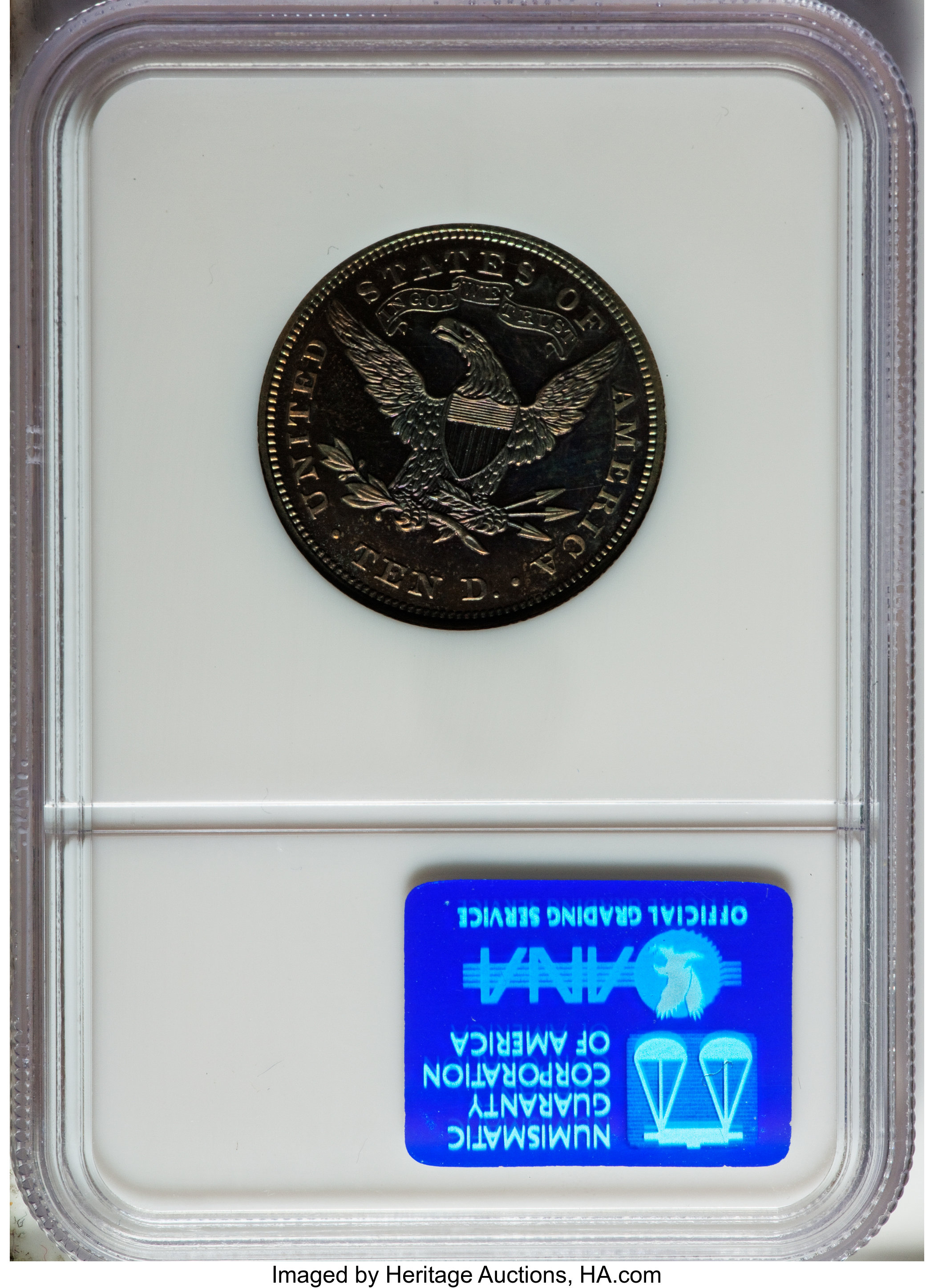 image for: 1874 $10 Ten Dollar, Judd-1379, Pollock-1524, R.8, PR65 Brown NGC....