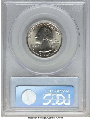 image for: 2010-P 25C MS67 PCGS. PCGS Population: (15/0). NGC Census: (0/0)....