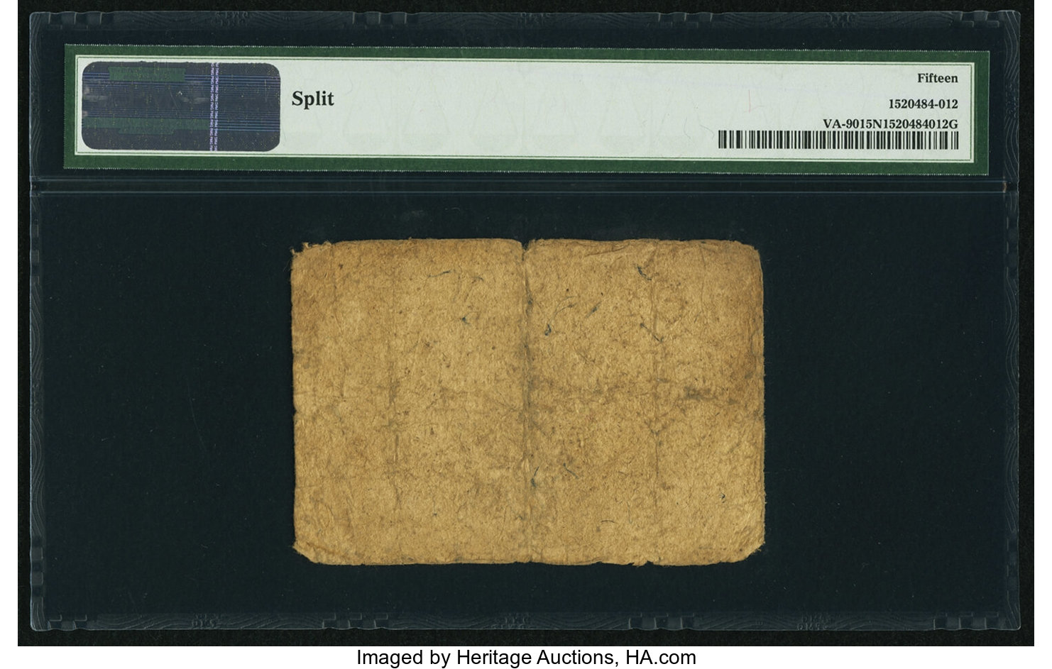 image for: Virginia May 6, 1776 $1/3 PMG Choice Fine 15 Net....