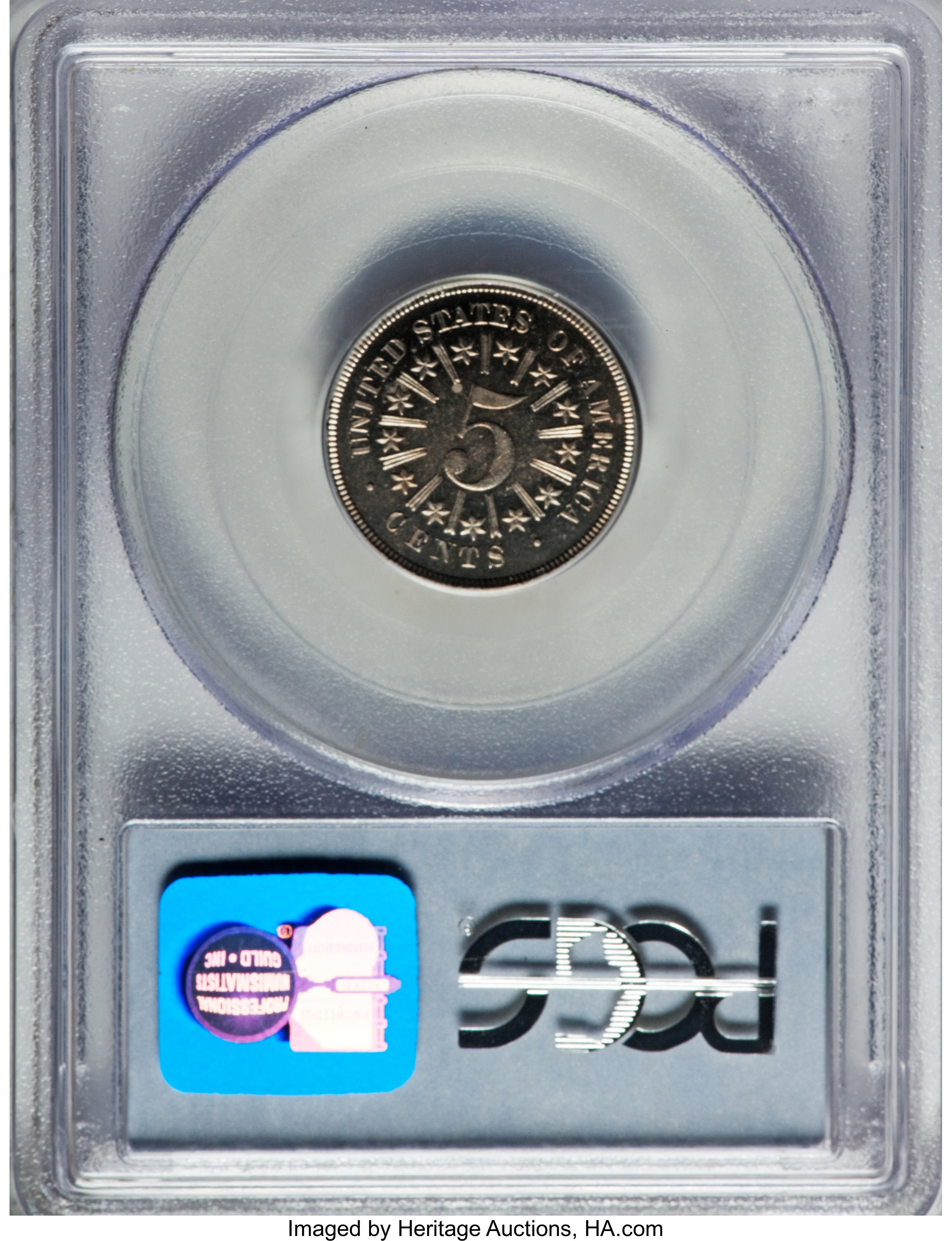 1866 5c Rays PR CAM PR62 CAM thumbnail 15