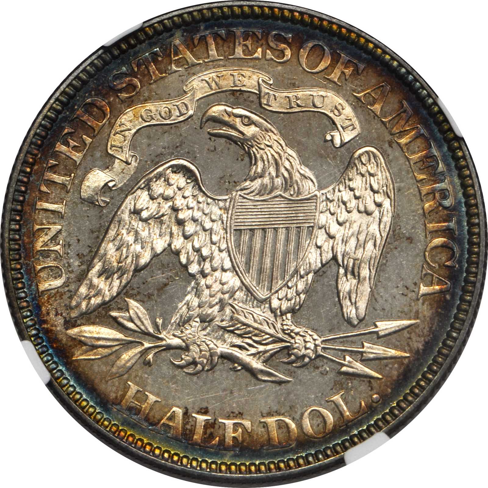 image for: 1874 Liberty Seated Half Dollar. Arrows. Proof-65 Cameo (NGC).
