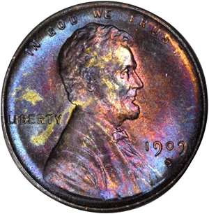 image for: 1909-S Lincoln Cent. V.D.B. MS-66 BN (NGC).