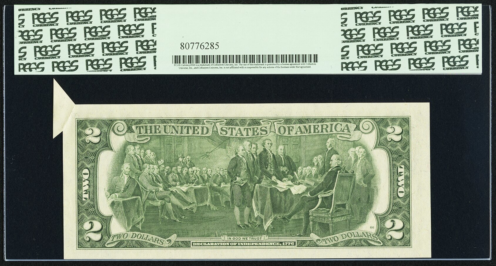 1976 $2  St. Louis (Fr. 1935H) CU60 thumbnail 2