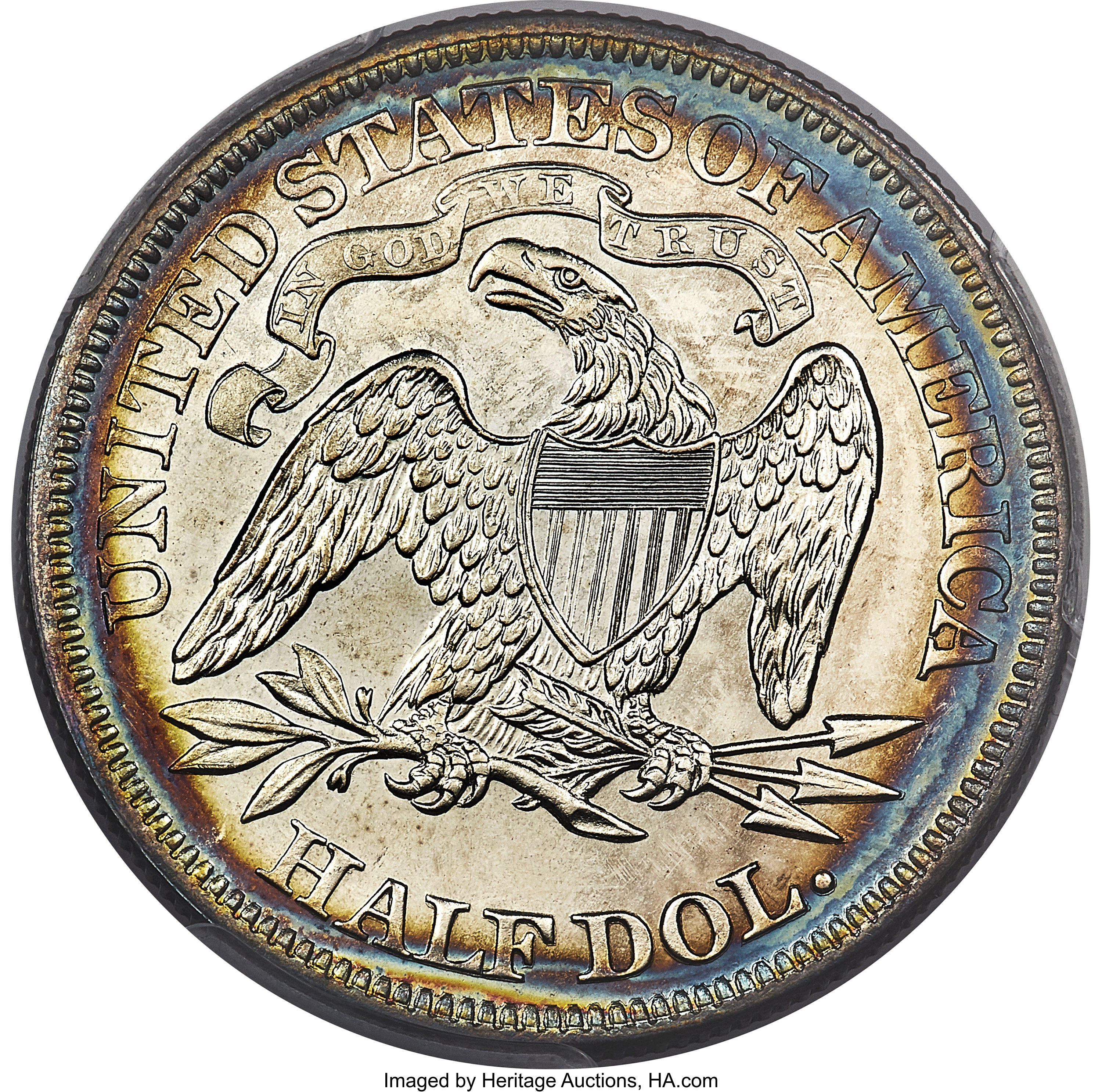 image for: 1869 50C PR64 Cameo PCGS....