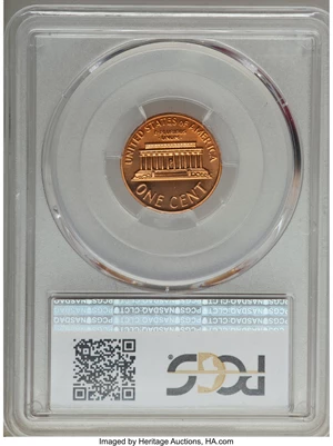 image for: 1970-S 1C Small Date PR69 Red Cameo PCGS. PCGS Population: (14/0). NGC Census: (1/0)....
