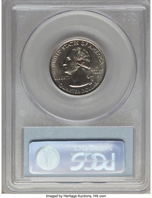 image for: 2003-P 25C Maine MS68 PCGS. PCGS Population: (21/0). NGC Census: (4/0). From The jwb1040 Collection. ...