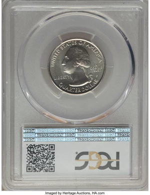 image for: 2014-P 25C Shenandoah National Park, Clad, MS68 PCGS. PCGS Population: (1/0). NGC Census: (0/0).From The jwb1040 Coll...